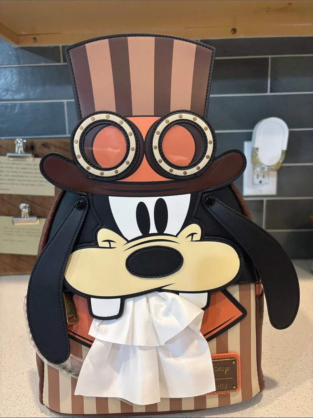 Disney Goofy Steampunk Loungefly Backpack NWT